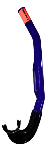 Respirador Snorkel Cressi Island De Mergulho Pesca Sub Azul