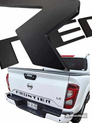 Letras Frontier 3d Tapa Batea Compatible Nissan Pro4x 4cl