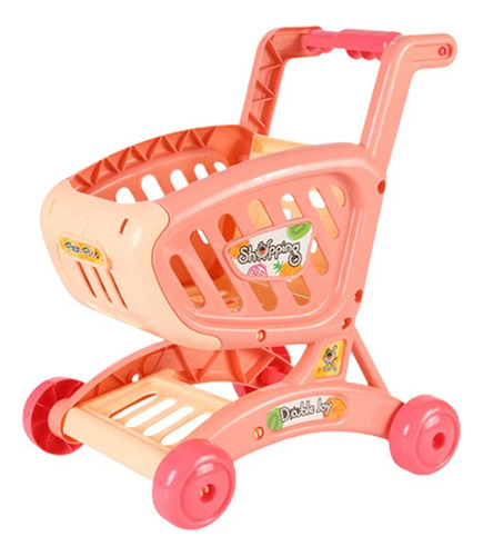 Carrito De Supermercado, Carrito De Compras Para Niños Rojo