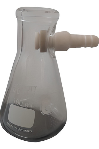 Erlenmeyer Para Vacio Capacidad 100 Ml Schott Oliva Plastica