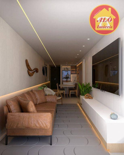 Imagem 6 de 8 de Apartamento À Venda, 109 M² Por R$ 707.880,44 - Canto Do Forte - Praia Grande/sp - Ap6821