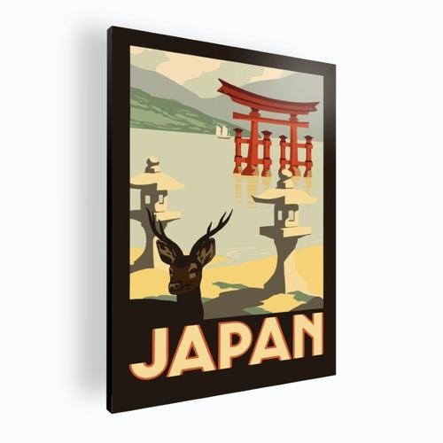Cuadro Decorativo Mural Poster Japon 84x118 Mdf