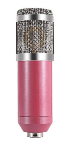 Imagen 1 de 1 de Micrófono OEM BM-800 condensador  omnidireccional rosa/plateado