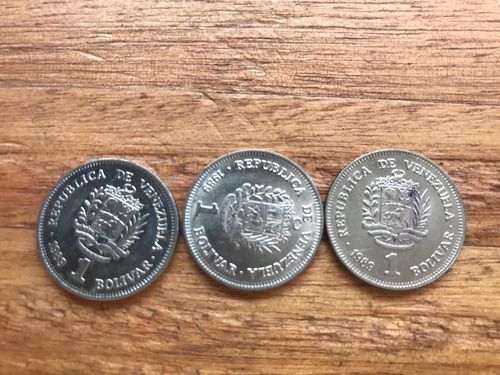 Lote 3 Monedas- Venezuela - Bolívares - Año 1989