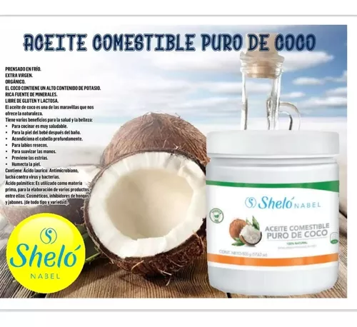 ACEITE COMESTIBLE PURO DE COCO » Sheló Nabel México