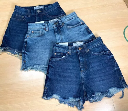Shorts Dama Corte Alto Jeans | MercadoLibre 📦
