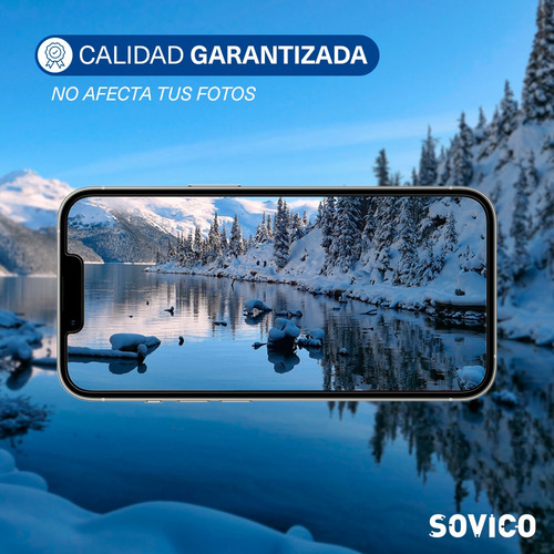 Sovico - Mica Cristal Templado Para Cámara iPhone