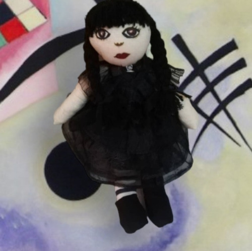 Imagen 3 de 3 de Muñeca De Trapo Merlina. Hecho A Mano