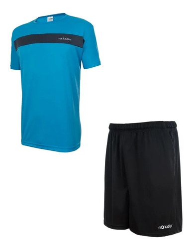 Remera Short Deportivo Entrenamiento Hombre Combo Kadur