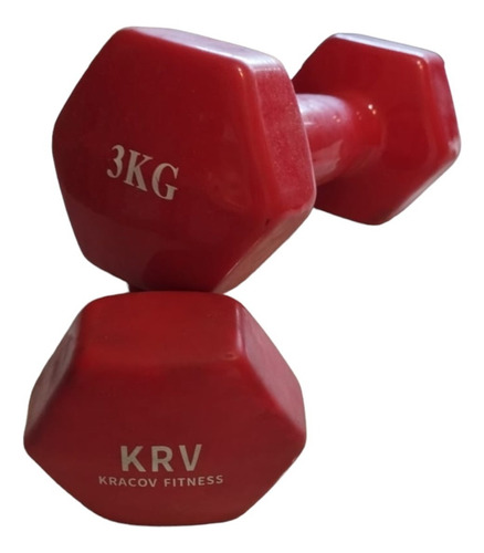 Pesas Mancuernas Krv 3 Kg X Unidad Gym Fitness