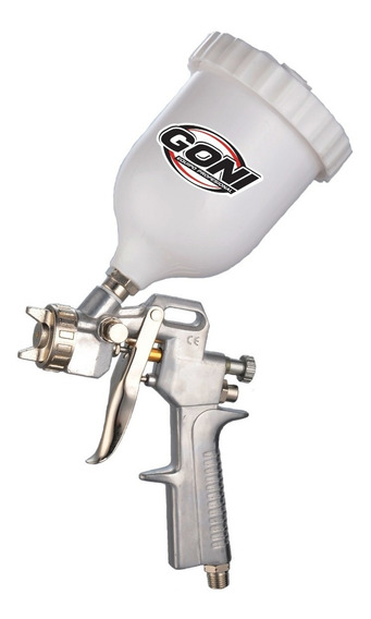 ETE ETMATE HVLP Pistola de Gravedad 600ML HVLP Pulverizador de pintura Juego de pistola de pulverizaci/ón de aire Kit de herramientas de alimentaci/ón por gravedad con 3 boquillas 1,4mm 1,7mm 2,0mm