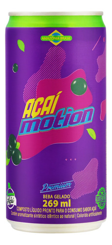 Energético Açaí Motion Premium Lata 269ml