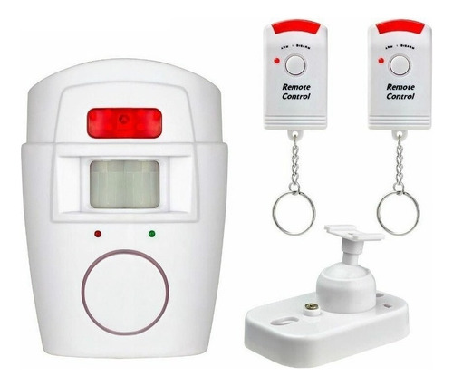 Sensor Movimiento Pir Alarma Casa 2 Controles Seguridad
