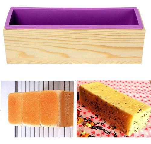 Âmolde De Silicona De Jabã³n Rectangular Flexible Con C...