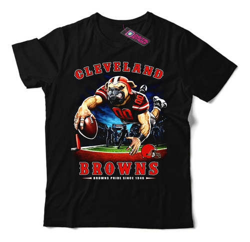 Remera Cleveland Browns Equipo Nfl 40 Dtg Premium