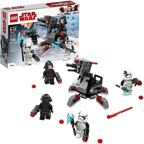 Lego Star Wars First Order Specialists Battle 75197, 108 piezas