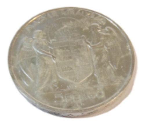 Imagen 3 de 6 de Moneda Hungria 5 Pengo Coronas De Plata Año 1939 Impecable