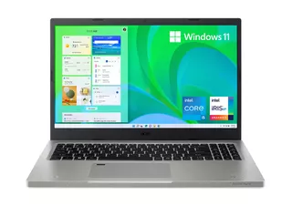 Acer Aspire Vero Av15-51-5155 Green Pc | 15.6 Fhd Ips Display | 11th Gen Intel Core I5-1155g7 | Intel Iris Xe Graphics | 8gb Ddr4 | 256gb Ssd | Wi-fi 6 | Pcr Materials | Windows 11 Home