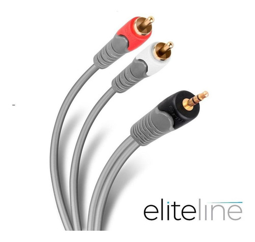 Cable Reforzado Plug 3,5 Mm A 2 Plug Rca De 1.8 M | 284-045