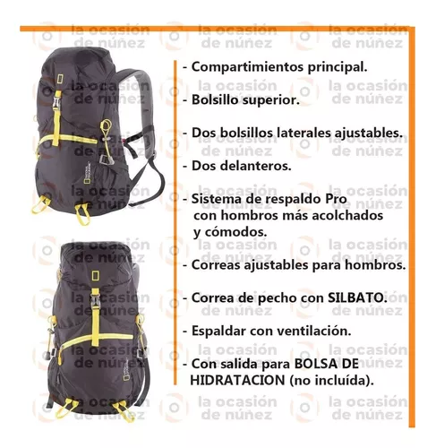 Mochila Excursionismo National Geographic Ontario 25 Litros