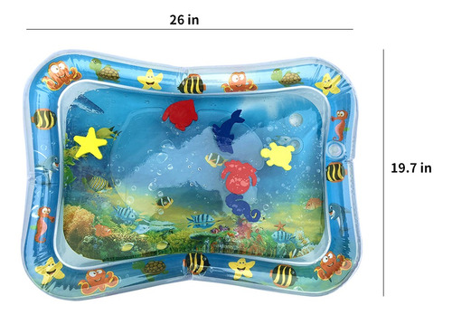 Alfombrilla De Agua Inflable Para Bebés, Tapete De Juegos Pa