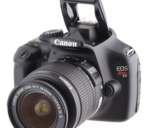 Canon Eos Rebel T3 Dslr Color Negro