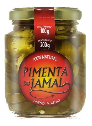 Pimenta Jalapeño Em Conserva Jamal 200g