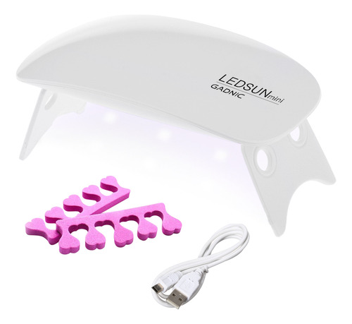 Cabina Uñas Manicura Profesional Portatil Led Uv 8w Usb 