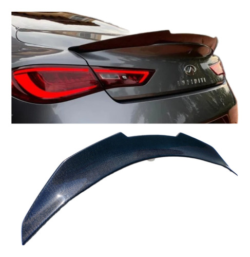 Infiniti Q60 2017-2021 Aleron Spoiler Psm Type Carbono Real