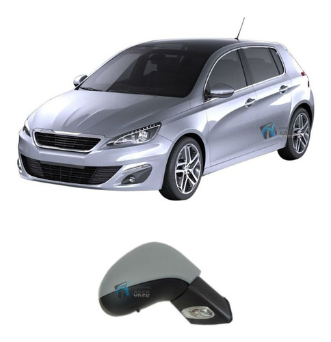 Espejo Electrico Peugeot 308 Rc C/sensor Rebatible Giro Izq.