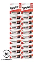 Comprar Pack 20 Pilas Aa Energizer Max E91 Alcalinas Alta Duracion 1.5v Ideal Para Para Dispositivos De Uso Diario Linternas Teclados Mouse Juguetes No Contienen Mercurio Vida Util De 10 Anos