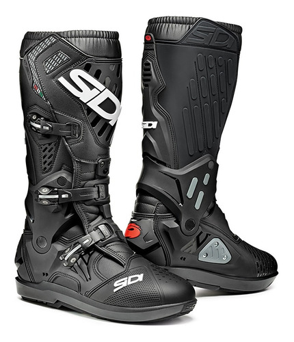 Botas Moto Atojo Srs Negro Negro Sidi Original