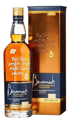 Whisky Benromach 15 Años Single Malt 700ml