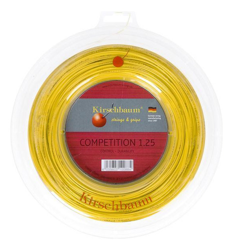 Cuerda Kirschbaum Competition, rollo de 1,25 mm, 200 m, color amarillo