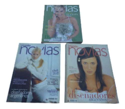 Lote 3 Revistas Novias Nro. 13/16/17 Año 2001/2003
