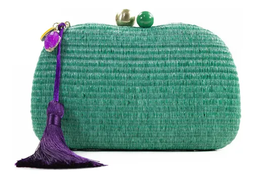 Bolsa Feminina Clutch Festa Casamento Formatura Verde Menta