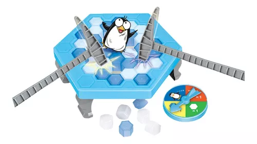 Penguin Ice Ludo Jogo de tabuleiro para crianças, brinquedos de