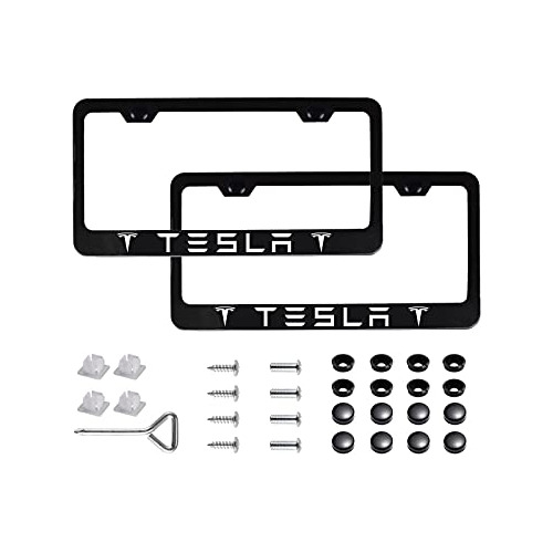 Marco De Placa De Tesla Model 3/y/s/x, Accesorios Tesla...