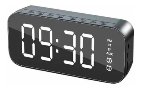 Reloj Despertador Digital Bocina Bluetooth Portatil Alarma