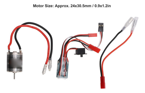 - Motor Cepillado De 31 T Rc Esc Combo De Acero Inoxidable
