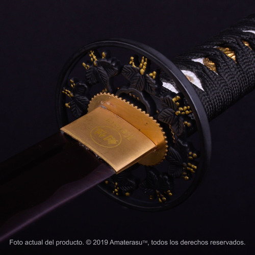 Imagen 5 de 10 de Katana Samurai Kensei Akai Templado Especial Filo Extremo