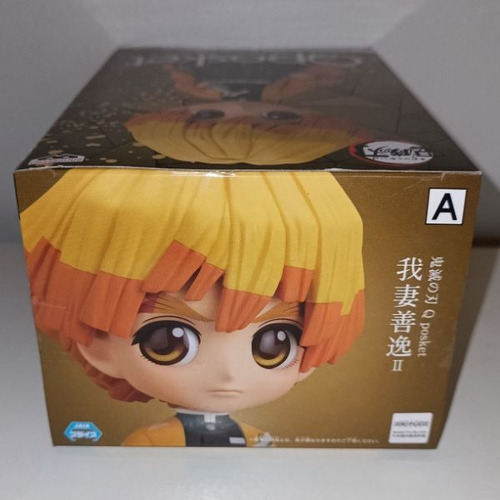 Imagen 5 de 7 de Qposket Zenitsu Agatsuma Figura Kimetsu No Yaiba Version A