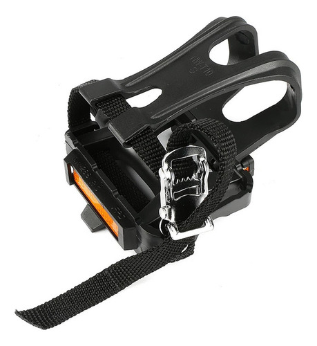 - Pedales De Bicicleta Fija De Aleación Con Clips Y Correas