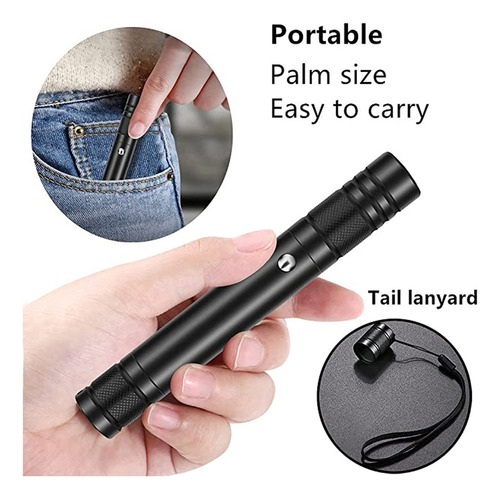 Puntero Verde De Alta Potencia, Recargable, Carga Usb