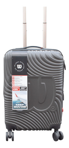 Maleta De Viaje Wilson Tokio 20 Pulgadas Carry On Gris