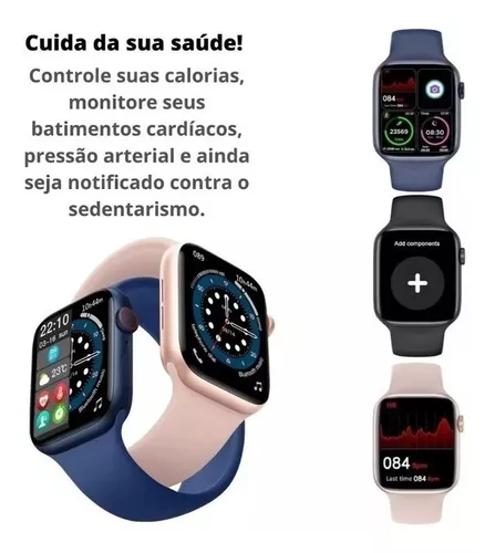 Smartwatch S9 Relógio Inteligente Unissex Para Android E Ios