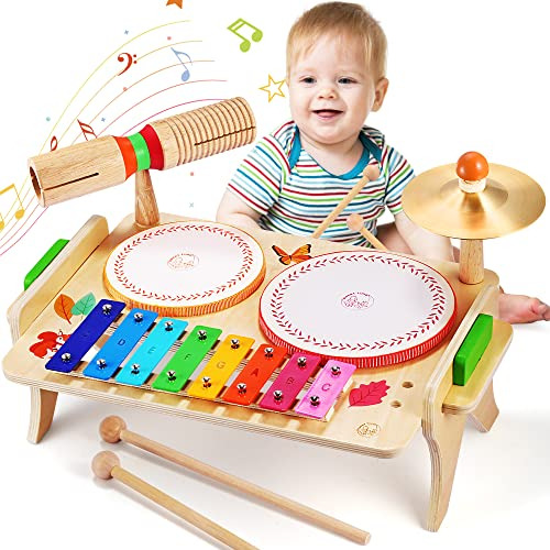 Wingyz Kids Drum Set Para Niños Pequeños Instrumentos Musi