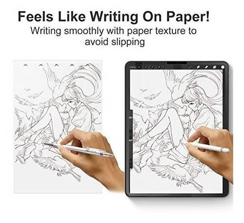 Imagen 3 de 6 de Lámina Paperlike Para Tablet Lenovo M10 Plus 3ra Generación