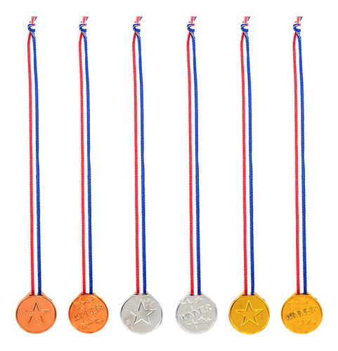 Y 3 X 5 Piezas De Medallas De Premio De Plástico Para Niños,