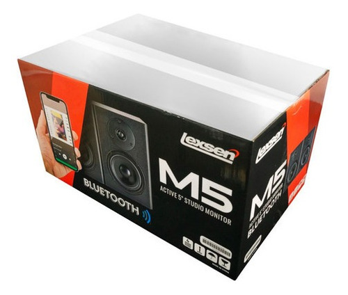 Imagen 4 de 6 de Parlantes Monitores De Estudio Lexsen M5 50w Rms + Bluetooth